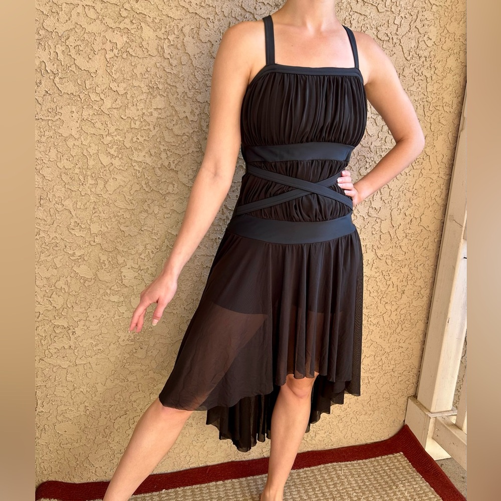 Black lyrical dress AL - Picture 2 of 4